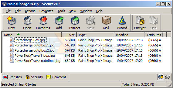 PKWare securezip_standard_v11 - with zip opened