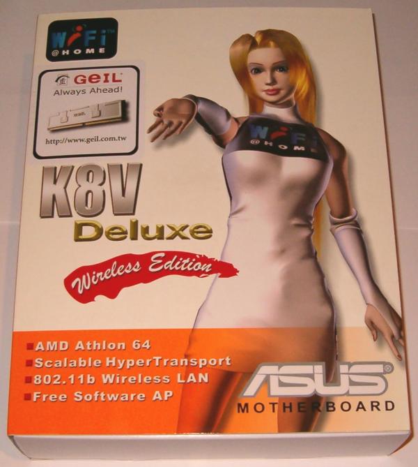 K8V Deluxe Wireless Edition box contents
