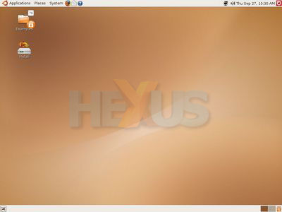 Ubuntu 7.04 Install CD Desktop