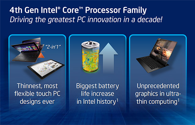 Intel Haswell 4th Generation Core i5 Processors