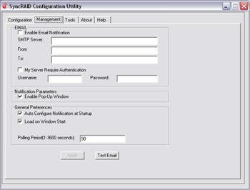 SyncRAID Management