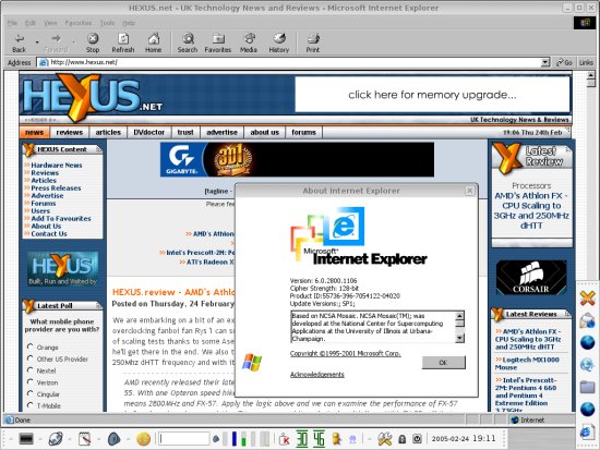 Windows-only: Internet Explorer