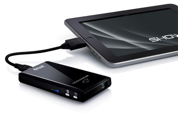 Review: MicroVision SHOWWX+ HDMI Laser Pico Projector - Audio