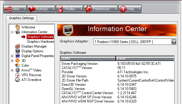 ATI CATALYST 5.10 for ATI RADEON X850 XT NVIDIA ForceWare 81.85 for NVIDIA-based cards