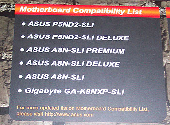 Mainboard compatibility