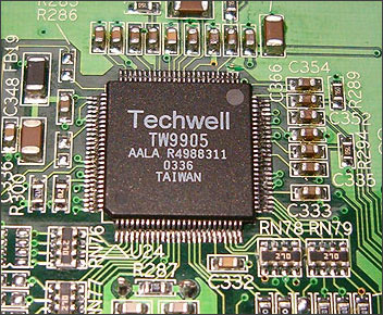 Techwell video capture processor