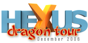 HEXUS Dragon Tour 2006 logo