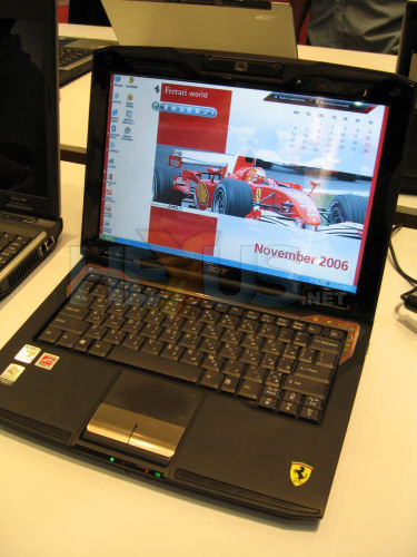 Gitex 2006 - Acer – Carbon fibre Ferrari goodness - Laptop - News
