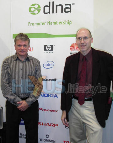 DLNA's Pat Griffis and Dr James Wendorf