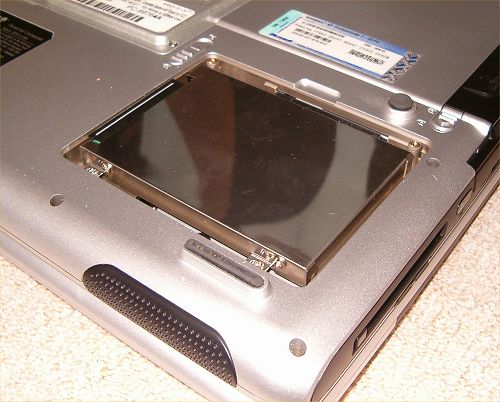 HDD Cover off