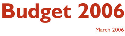 Budget 2006 logo