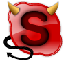 Devil Skype ident - as supplied with Skype software