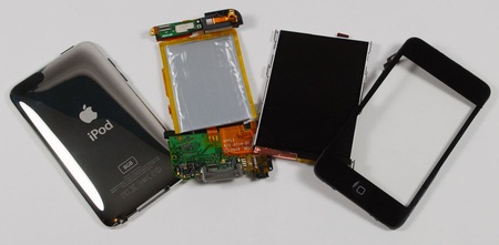 Inside Apple's iPod Touch - images courtesy iFixit
