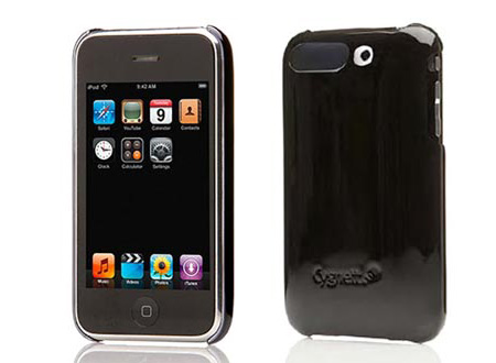 The third-generation iPod touch, pictured above, is shown with the 