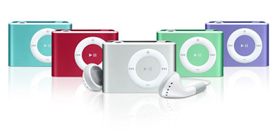 iPod shuffle range