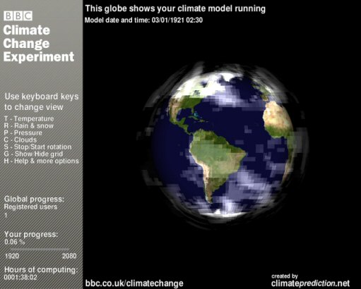 BBC climate-change screen saver