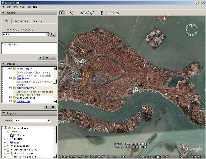 Google Earth - Venice overhead view