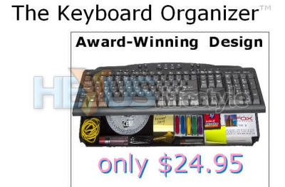 MyKeyO Keyboard Organizer - starting to open