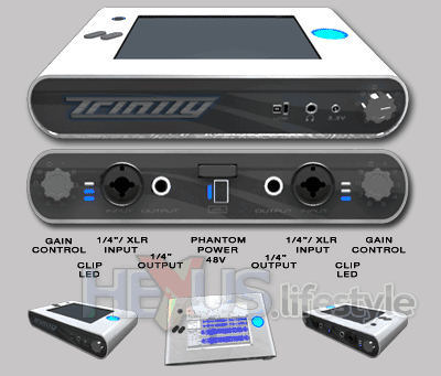 Trinity audio field recorder