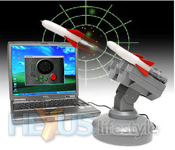 USB Missile Launcher - front with controller app
