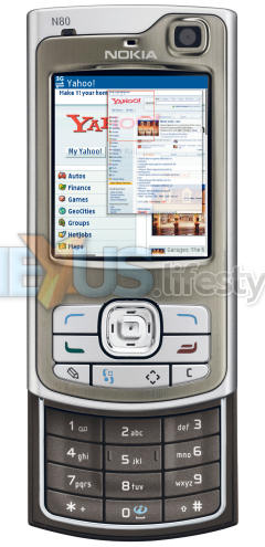 Nokia N80 Internet Edition - with browser zoom window
