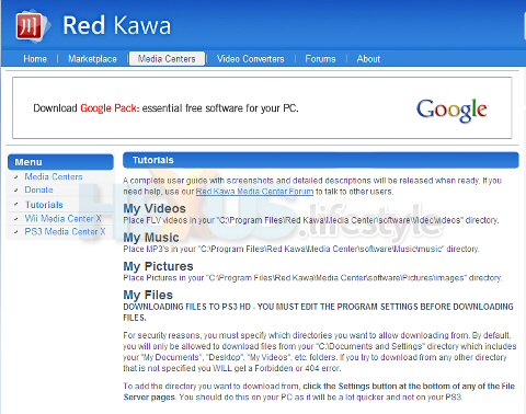 Red Kawa - Wii media_center_online_help