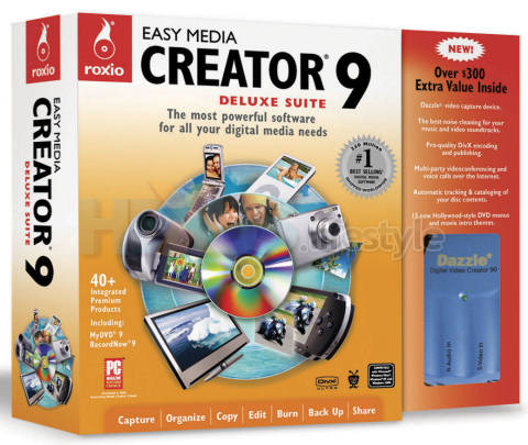 roxio Easy Media Creator 9 Deluxe Suite