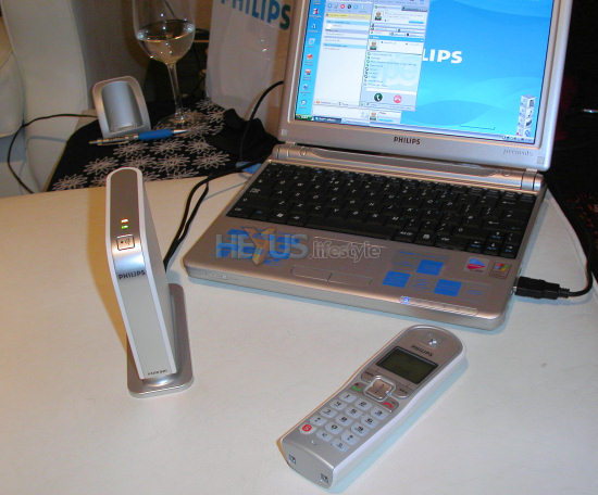 Philips VOIP321 - with USB base-station and PC
