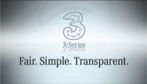 3's fair, simple, transparent banner for X-Series