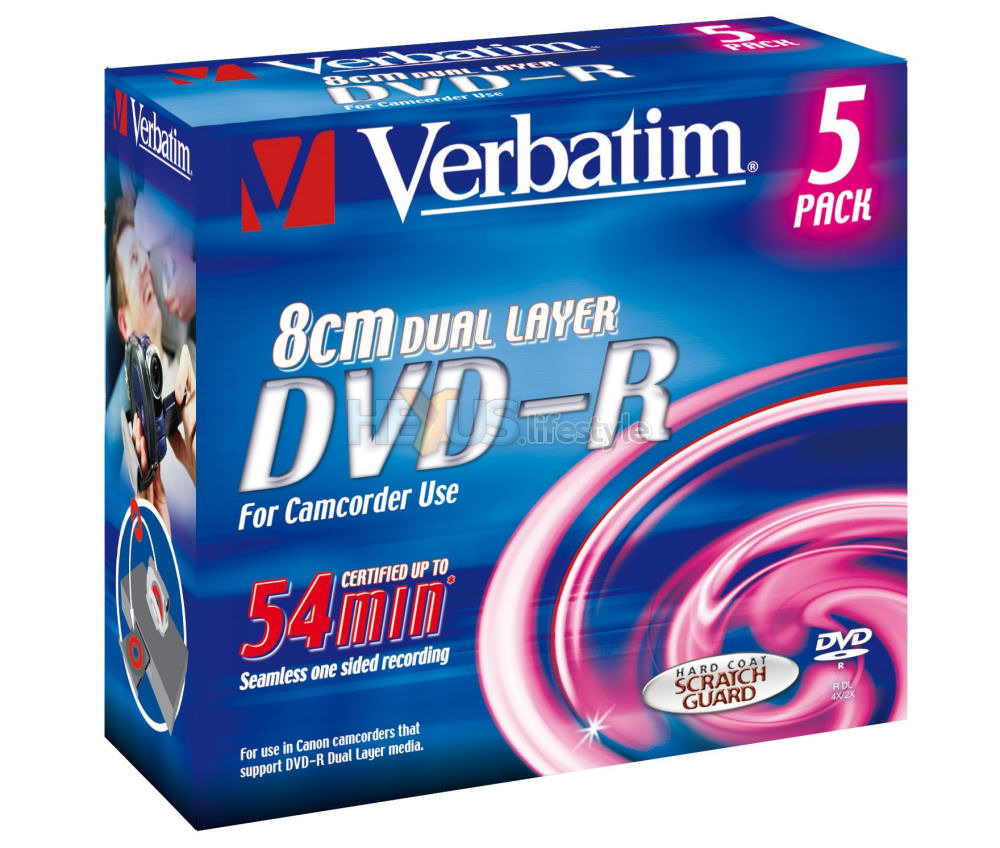 Verbatim offers world's first 8cm DVDR DL discs Audio Visual News