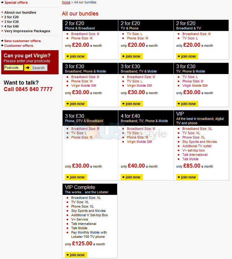 Virgin Media Multi Play Offers Services By Cable And Phone Communications News Hexus Net Page 2