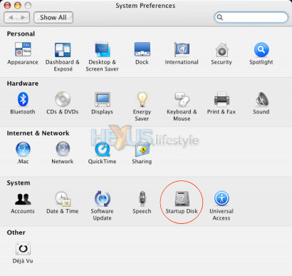 Apple OS X System Preferences