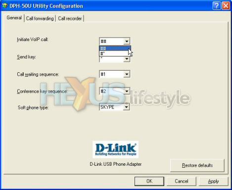 D-Link Utility configuration