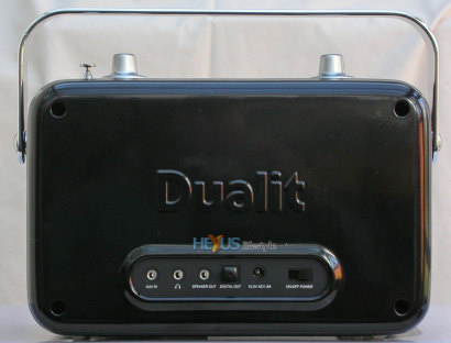Dualit DAB/FM Kitchen radio - back