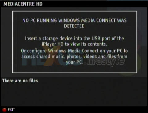 iplayer - Mediacentre HD - doesn't see NTFS drive