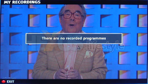 There are no recorded programmes