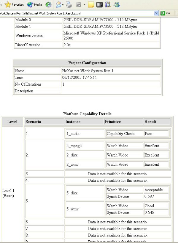 IDHCAT system report page 3