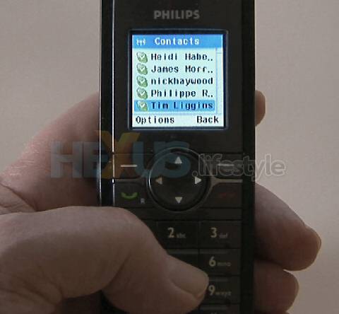 Philips VOIP841  - Contacts