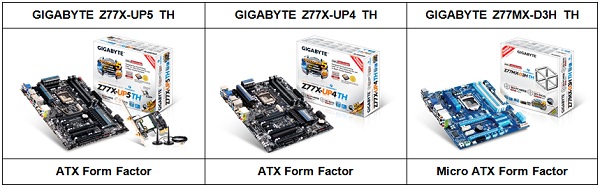 GIGABYTE Thunderbolt Motherboard Line-up