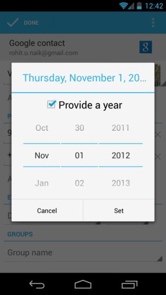 Android 4.2 December Bug