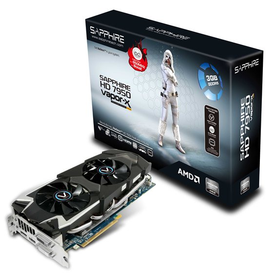 SAPPHIRE HD 7950 3GB OC with Boost Vapor-X Edition