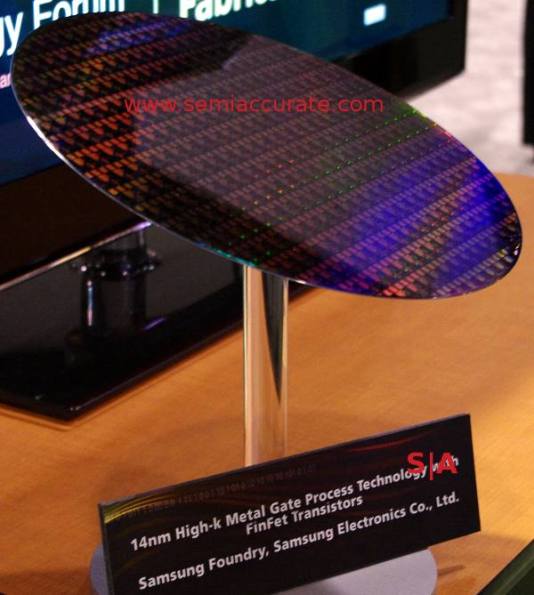 Samsung 14nm wafer