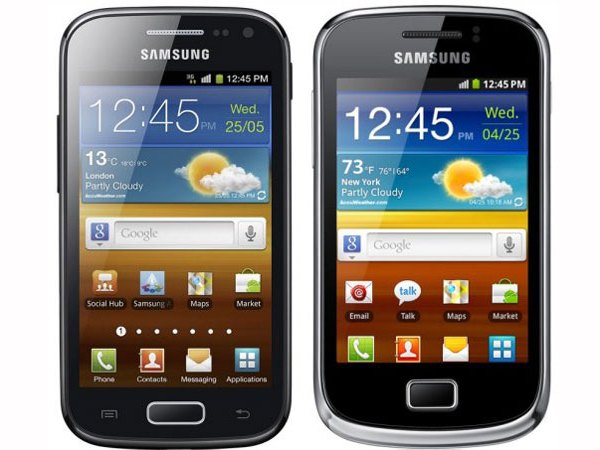 Samsung Galaxy Ace 2 and Mini 2
