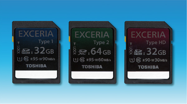 Toshiba EXCERIA SD Memory Cards