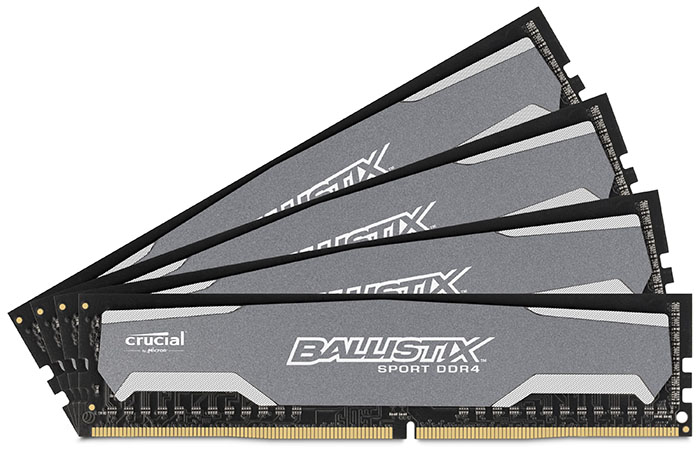 Review: Crucial Ballistix Sport 16GB DDR4-2400 (BLS4C4G4D240FSA