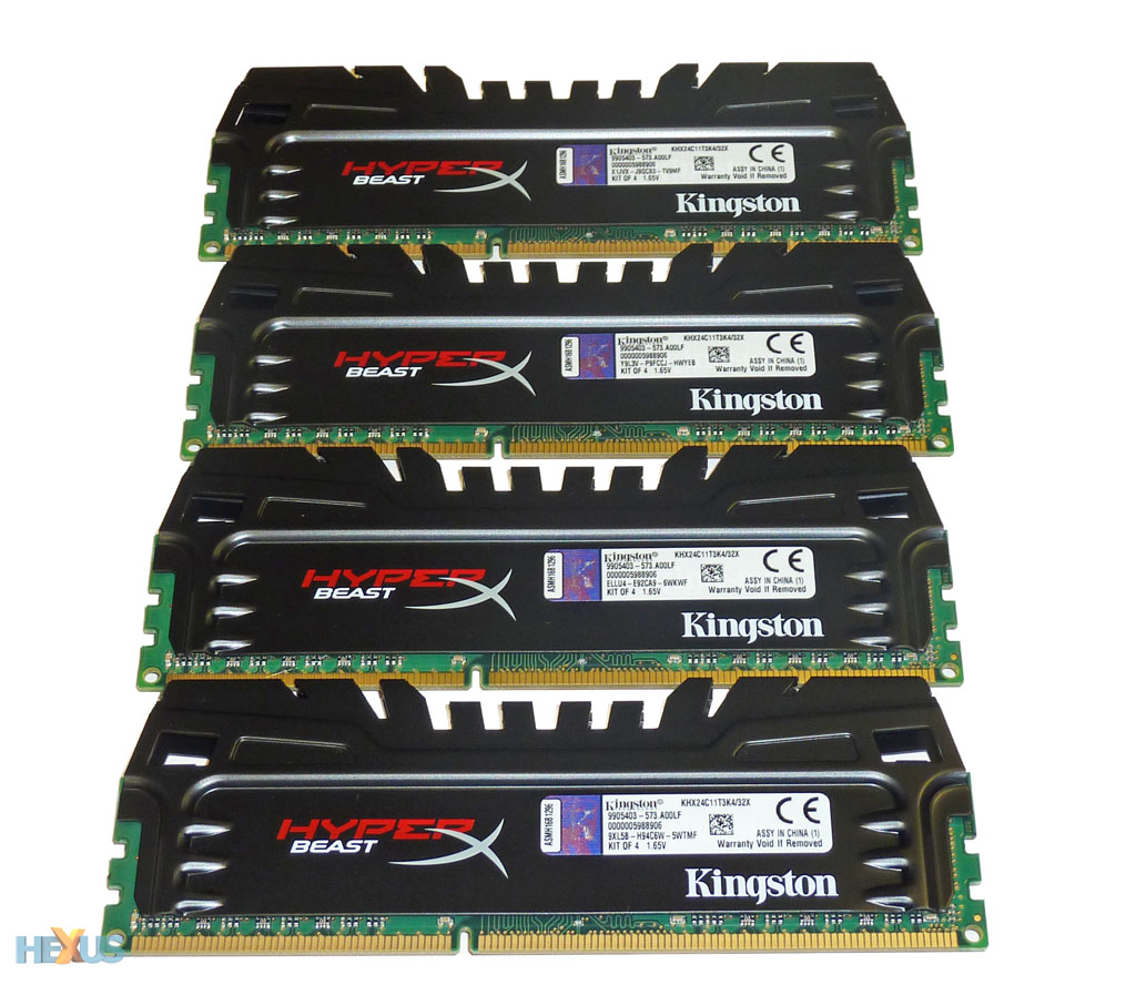Review: Kingston HyperX Beast Kit (KHX24C11T3K4/32X) - RAM -