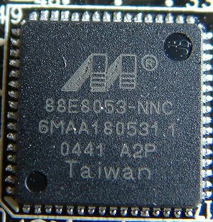 Marvell Gigabit on 88e8053 Offering Gigabit Ethernet Through The Preferred Pci Express