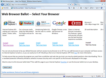 Browser Ballot