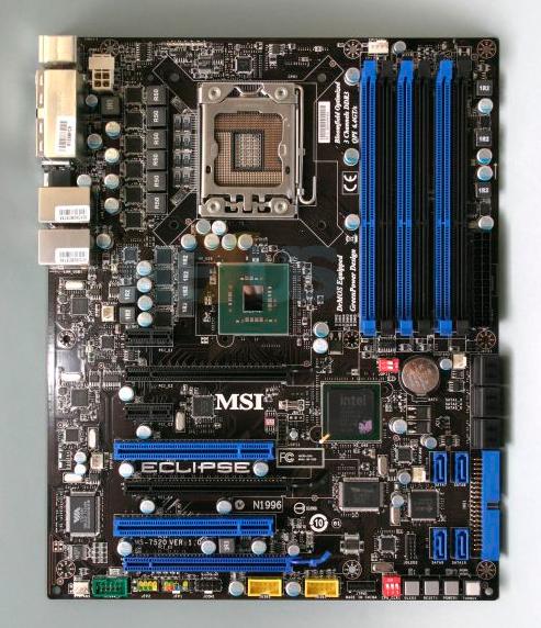 Msi Announces Eclipse Its First X58 Motherboard For Intel Core I7