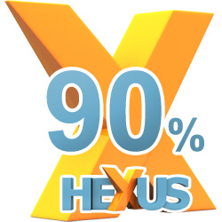 90%